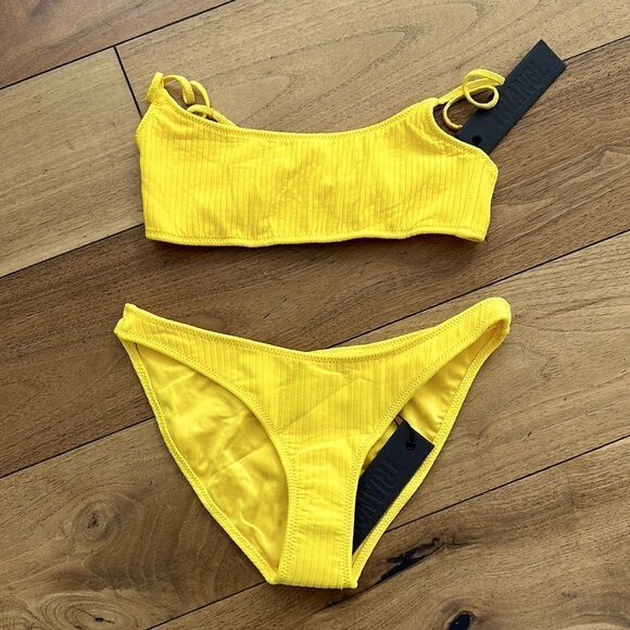 TRIANGL MICA NORMAL SUNSHINE RIB Bathing Suit NWT NO bag 🍋 - Picture 3 of 5